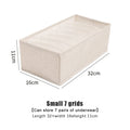 Wardrobe Drawer Organizer for Clothes, Ties, Socks & Bras Drawer Organizer Qme 16CM white