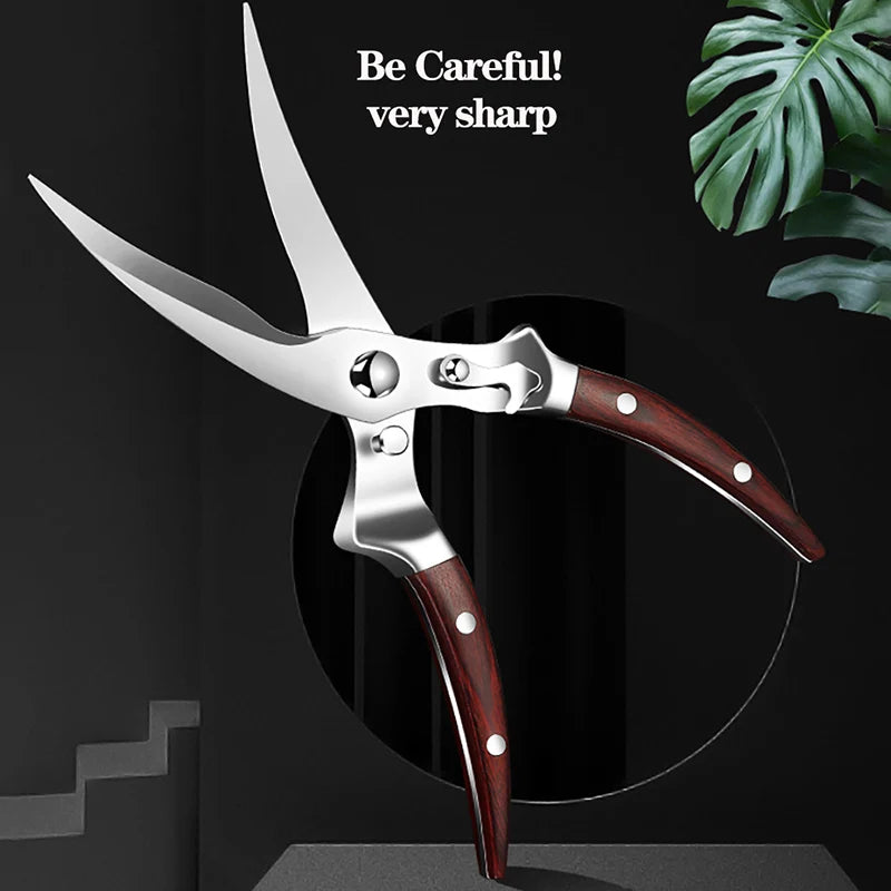 XITUO Multifunctional Kitchen Scissors – Stainless Steel Shears Kitchen Scissors Qst