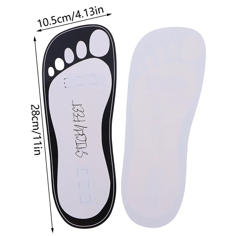 Disposable Tanning Slippers – 11" Sticky Foot Pads for Spray Tan Tanning Foot Pads Qme onesize