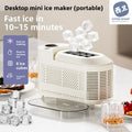 HAOYUNMA Mini Ice Maker – Portable Fast Cube Ice Machine Portable Ice Maker Qst taro purple US