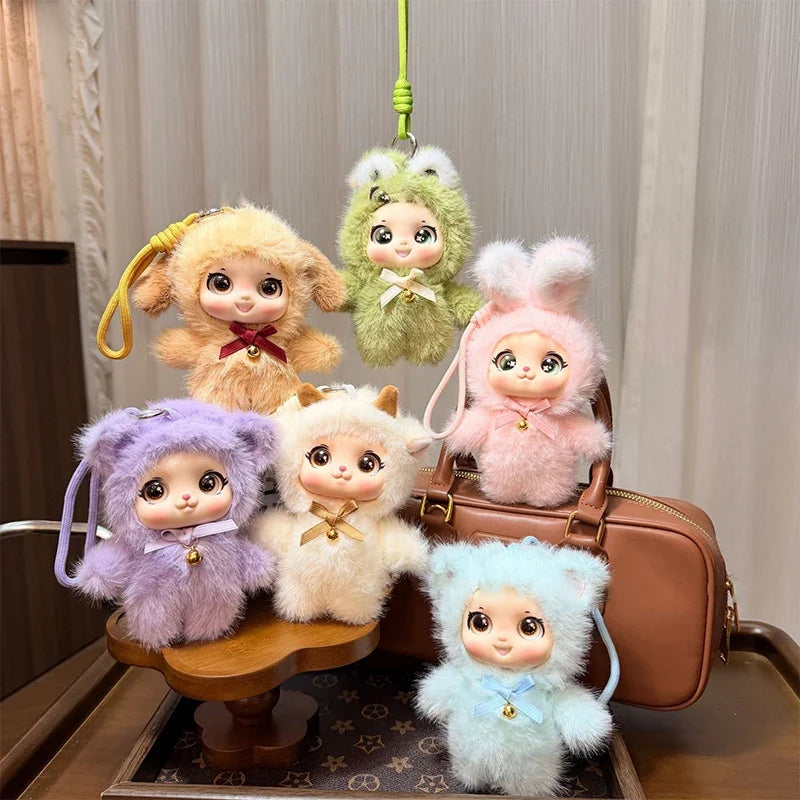 Cute Forest Animals Vinyl Face Plush Doll Pendant – 6 Styles Plush Doll Pendant Qme