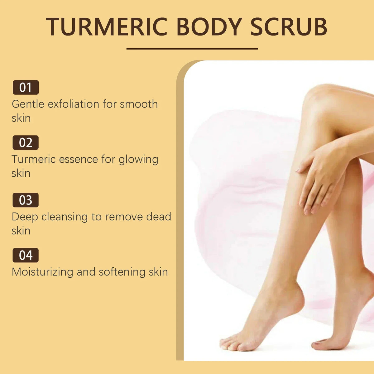 Exfoliating Body Scrub – Deep Cleansing & Skin Refreshing Exfoliating Body Scrub Qme