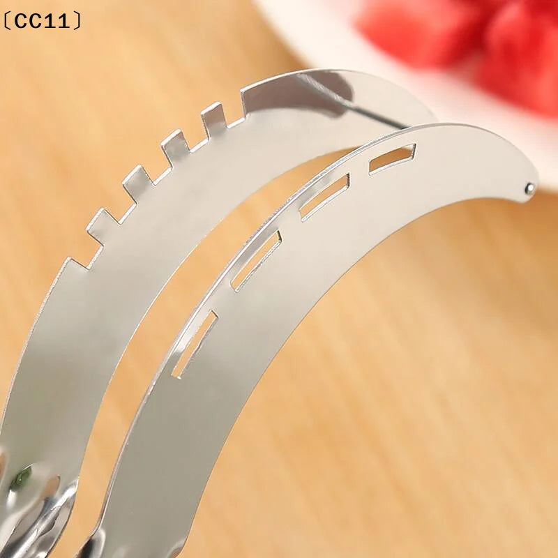 Stainless Steel Windmill Watermelon Cutter & Fruit Slicer Fruit Cutter Tool Qme