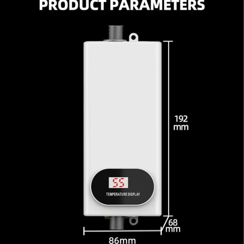 ZARTSEN 220V Portable Instant Electric Water Heater Instant Water Heater Qst