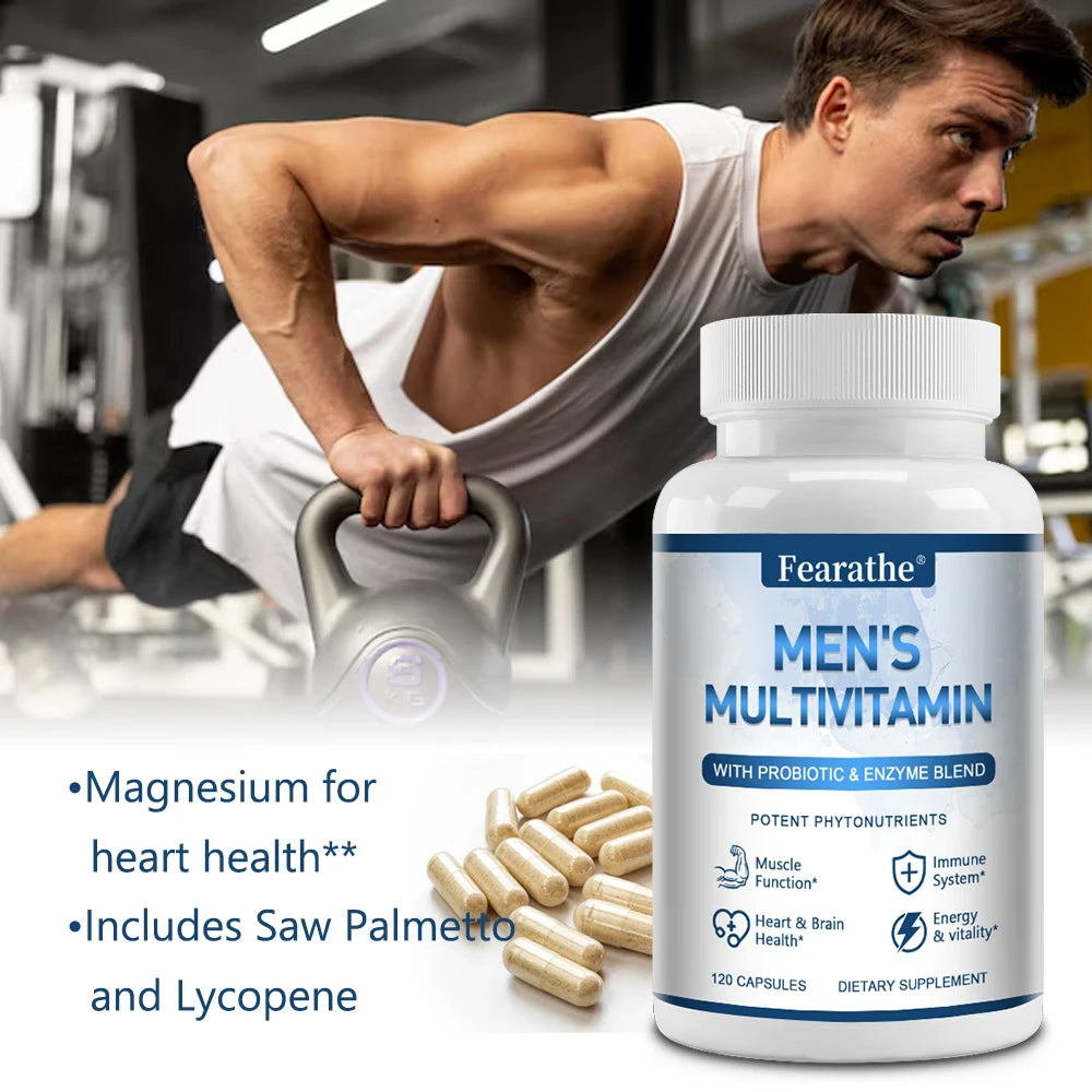 Men's Daily Multivitamin & Multimineral Capsules A C E D K Men's Multivitamin Qst