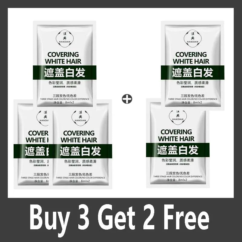 Herbal Hair Dye Shampoo – Dark Color & Nourishing Treatment Hair Dye Shampoo Qme Buy 3 Get 2 Free