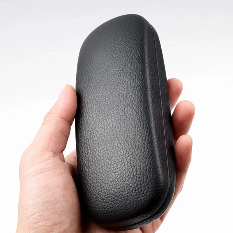 PU Leather Hard Glasses Case – Unisex Eyeglass Box Holder Eyeglass Case Qst