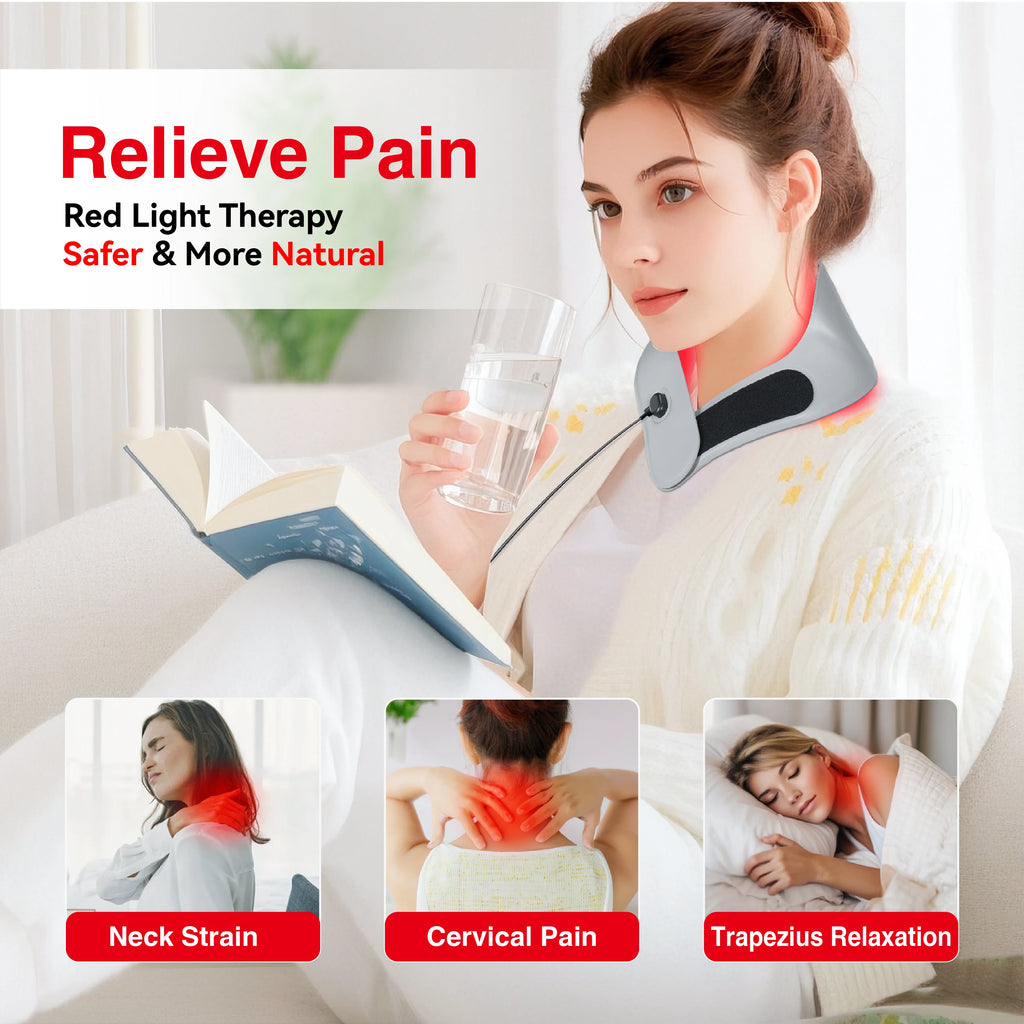 Hello Face L1 Neck Red Light Therapy Device 660nm 850nm Red Light Therapy Device Qst