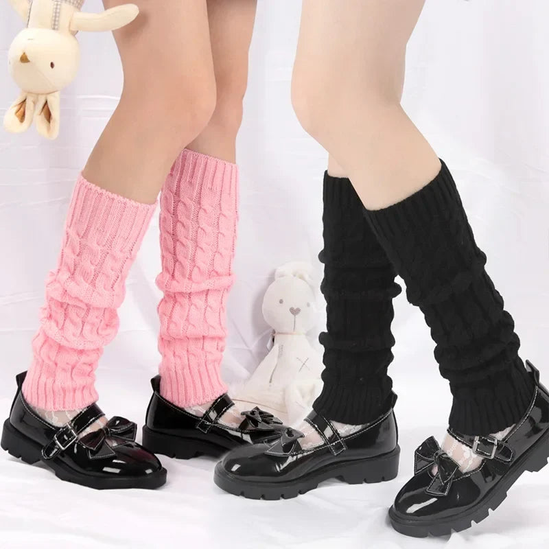 Y2K Vintage Crochet Leg Warmers – Women's Long Knit Boot Covers Crochet Leg Warmers Qme