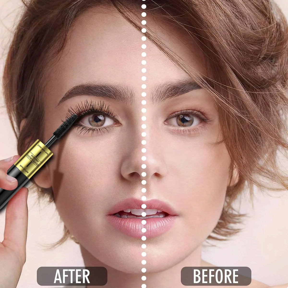 QIC Silk Fiber Waterproof Mascara – Lengthening & Volumizing Silk Fiber Mascara Qme