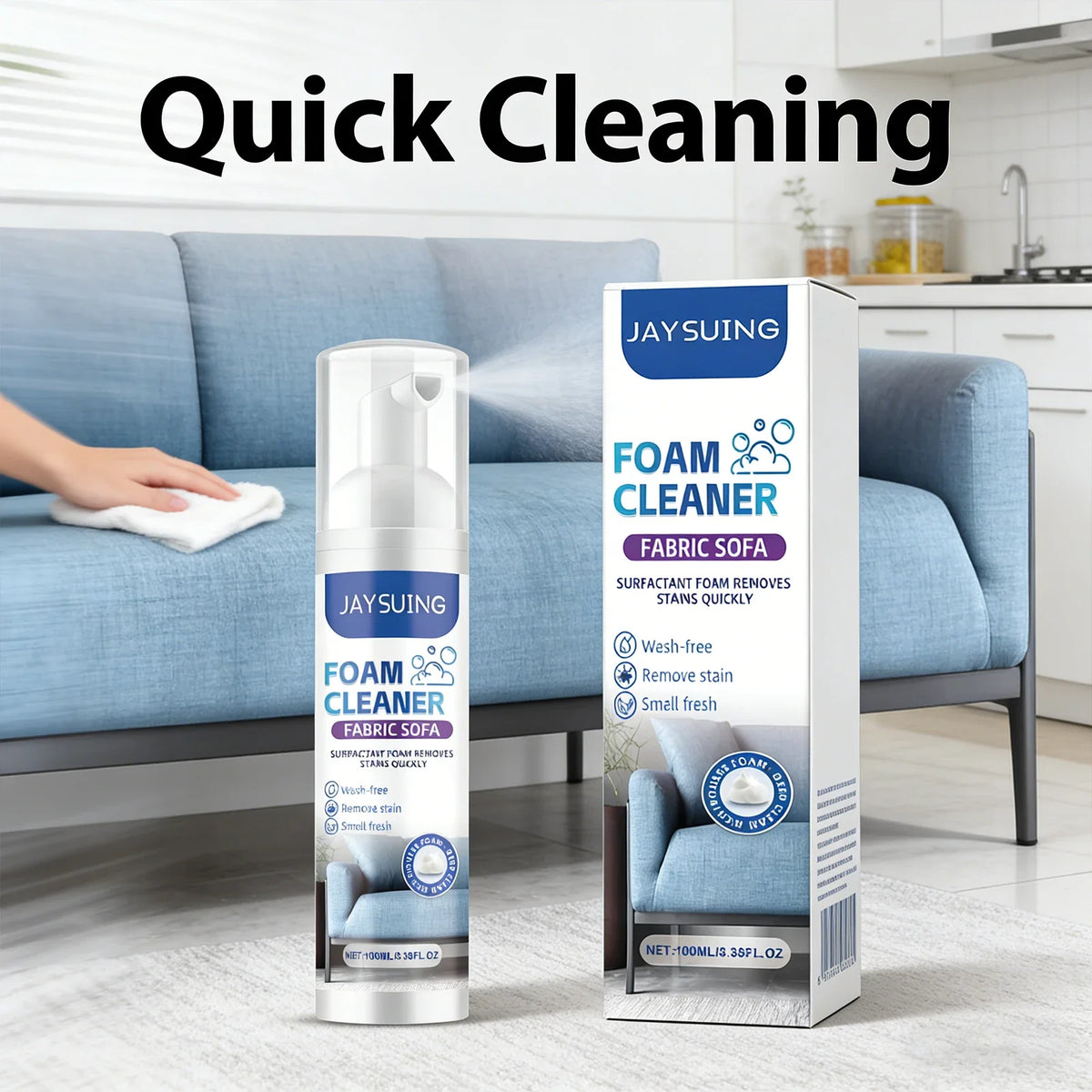 Sofa Foam Cleaner – Remove Stains & Freshen Upholstery Fabric Upholstery Foam Cleaner Qme