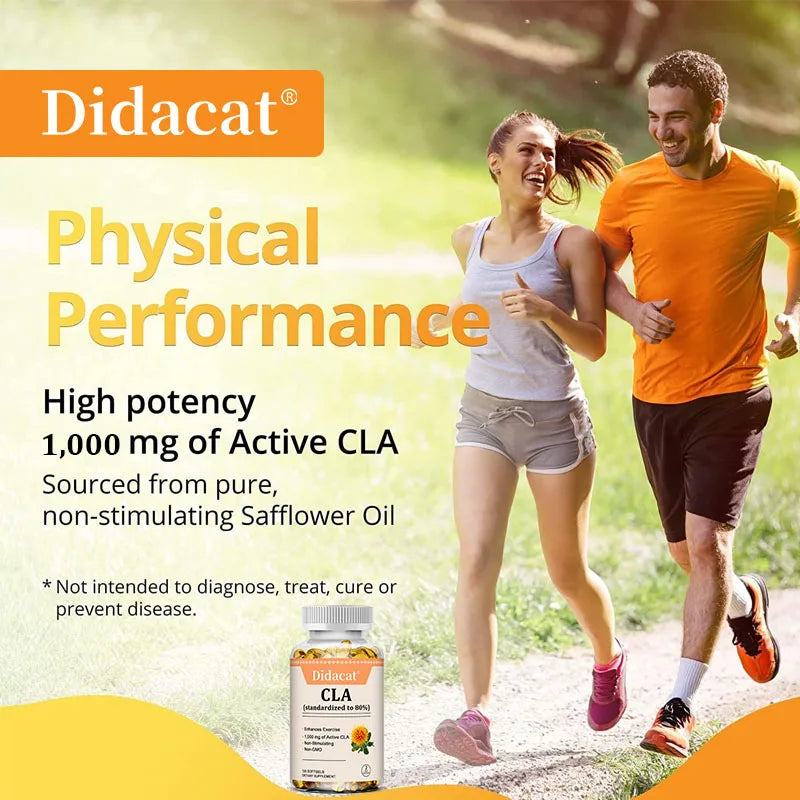 CLA Safflower Oil Softgels – Energy, Metabolism & Lean Muscle CLA Supplement Qst