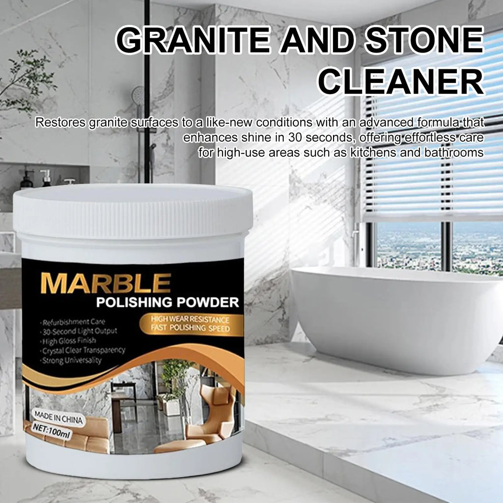 Granite & Marble Polish – Stone Countertop Deep Cleaner 100ml Stone Surface Polish Qme