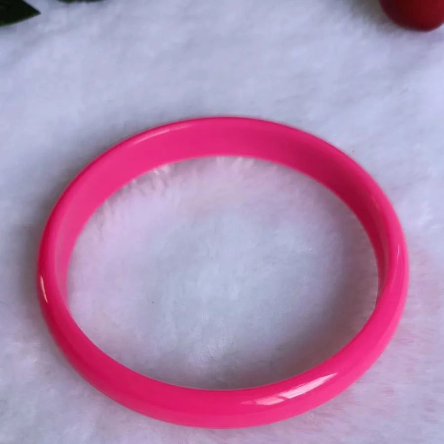 Colorful Candy Acrylic Wide Bangle – Y2K Resin Bracelet Acrylic Bangle Qme