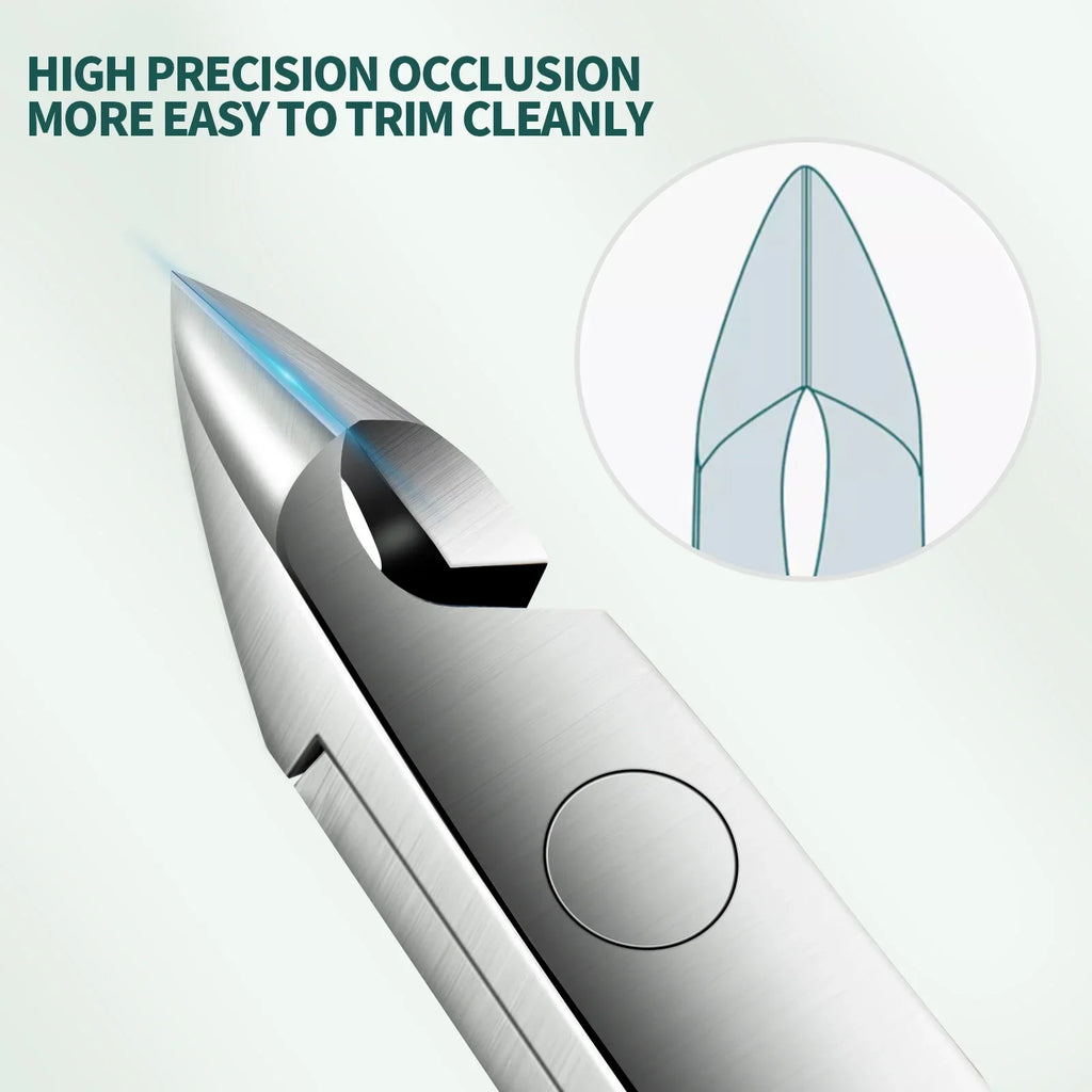 Nailpop Stainless Steel Cuticle Trimmer & Pusher Set Cuticle Trimmer Set Qme