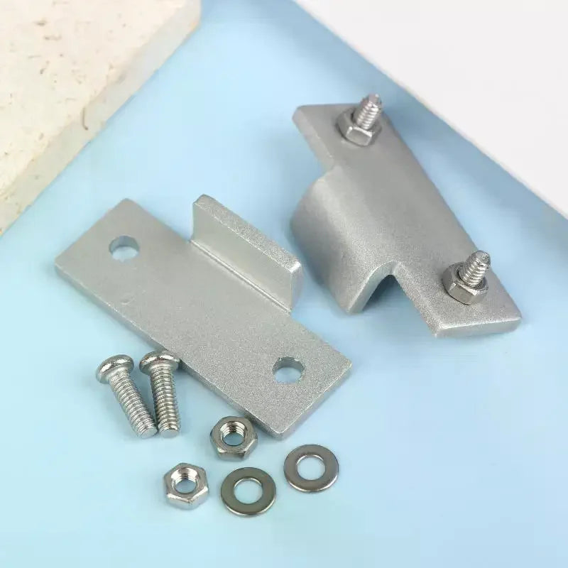 Turntable Dust Cover Hinge Repair Kit – Brackets, Screws & Nuts Turntable Repair Kit Qme