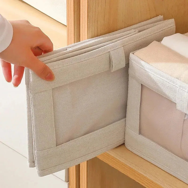 Foldable Pants & Clothes Storage Box | Oxford Fabric Organizer Foldable Clothes Organizer Qme
