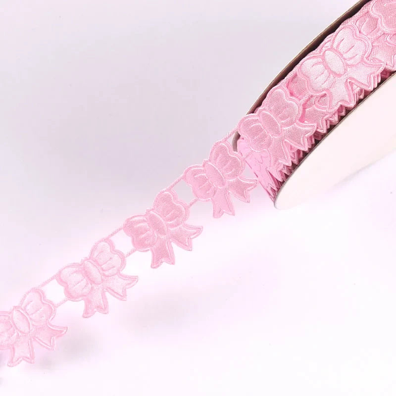 Polyester Bow Ribbons – Baby Shower, Party & DIY Crafts Craft Ribbon Set Qme pink 5yard a bag
