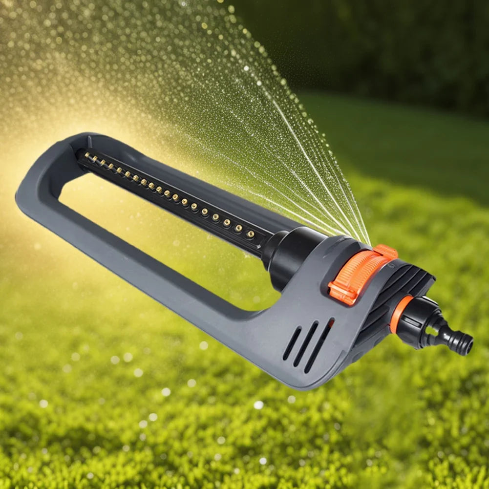 Oscillating Sprinkler 19-Hole Nozzles Lawn Swing Irrigation Oscillating Lawn Sprinkler Qme
