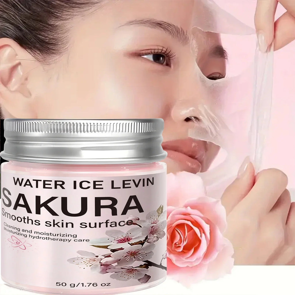 Sakura Collagen Hyaluronic Acid Moisturizing Face Mask | Qme Sheet Face Mask Qme