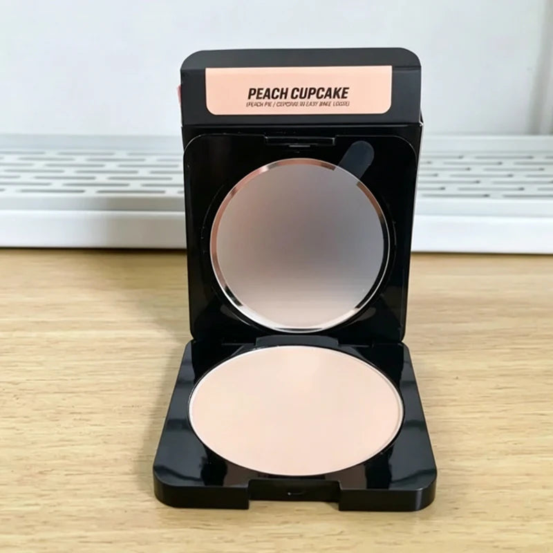 4-Color Matte Blush Palette – Oil Control & Long-Lasting Blush Palette Qst Peach Cupcake