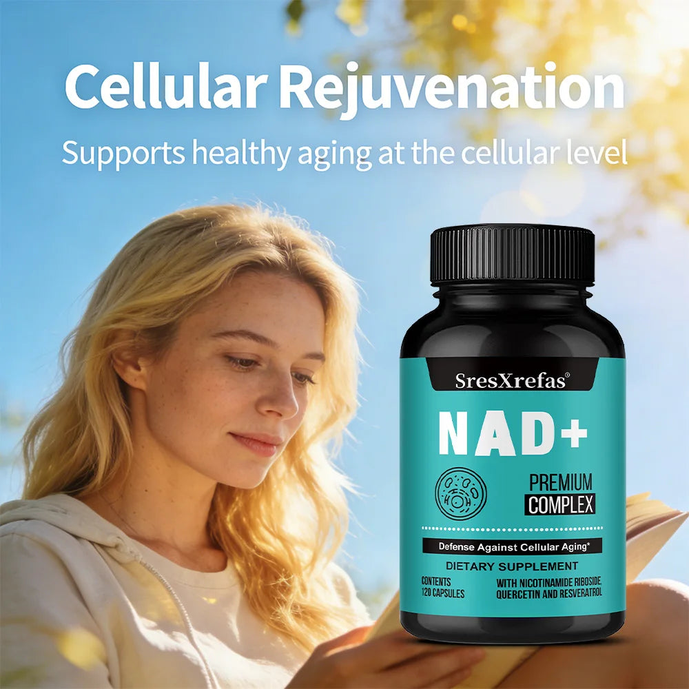 ZENVITALIZE NAD+ Resveratrol Capsules 60ct | Energy & Cellular Health NAD+ Supplement Qst