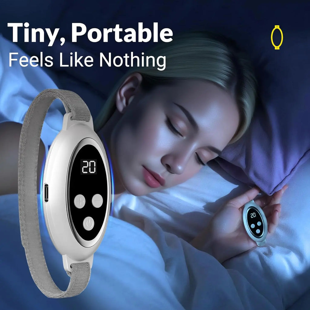 VIMYSHOW Microcurrent Sleep Massager – 20 Levels, USB-C Handheld Sleep Massager Qst
