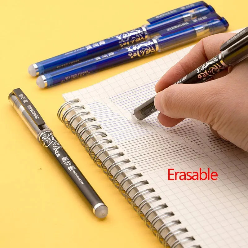 Erasable Gel Pens Set – Multi-Color Ink & Washable Handle Erasable Gel Pen Set Qme