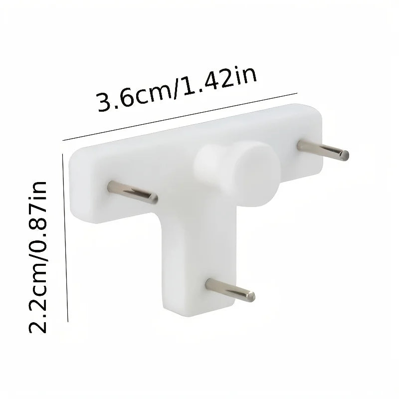 T-Type Invisible Nail Hooks – Heavy Duty Picture Hangers Picture Hanging Hooks Qme