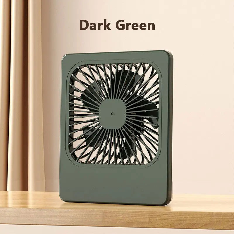 Portable Mini USB Desktop Fan – Quiet Cooling for Home & Office USB Desktop Fan Qst B green