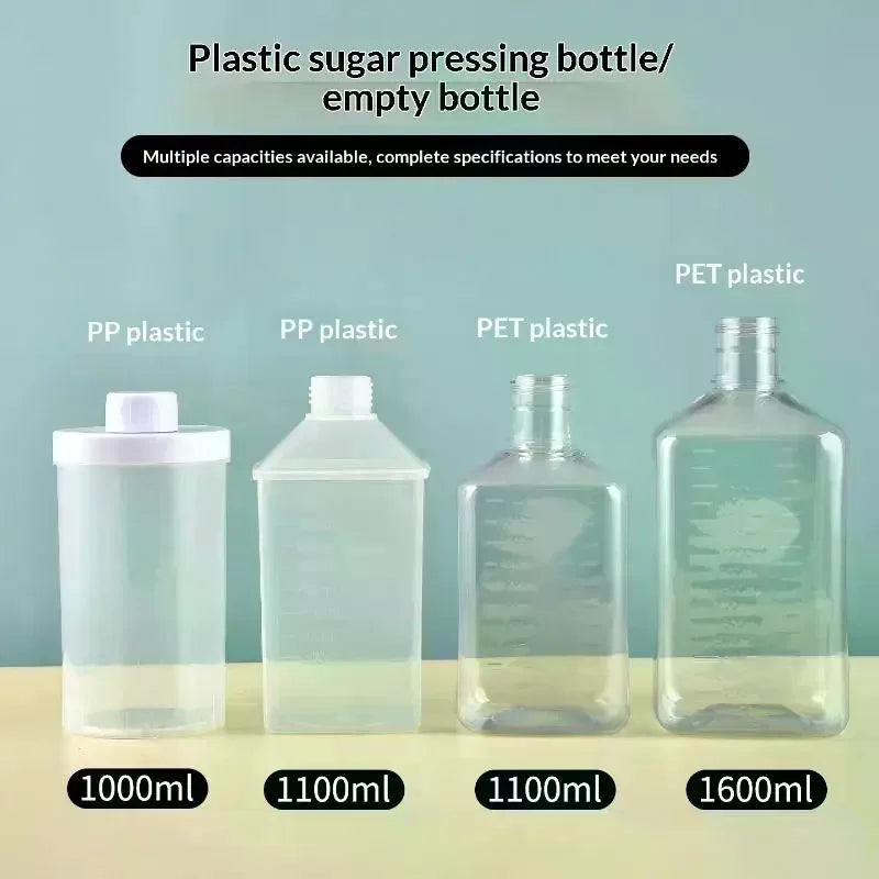 Syrup Dispenser Bottle with Lid | Coffee Bar Kitchen Container Syrup Dispenser Bottle Qme