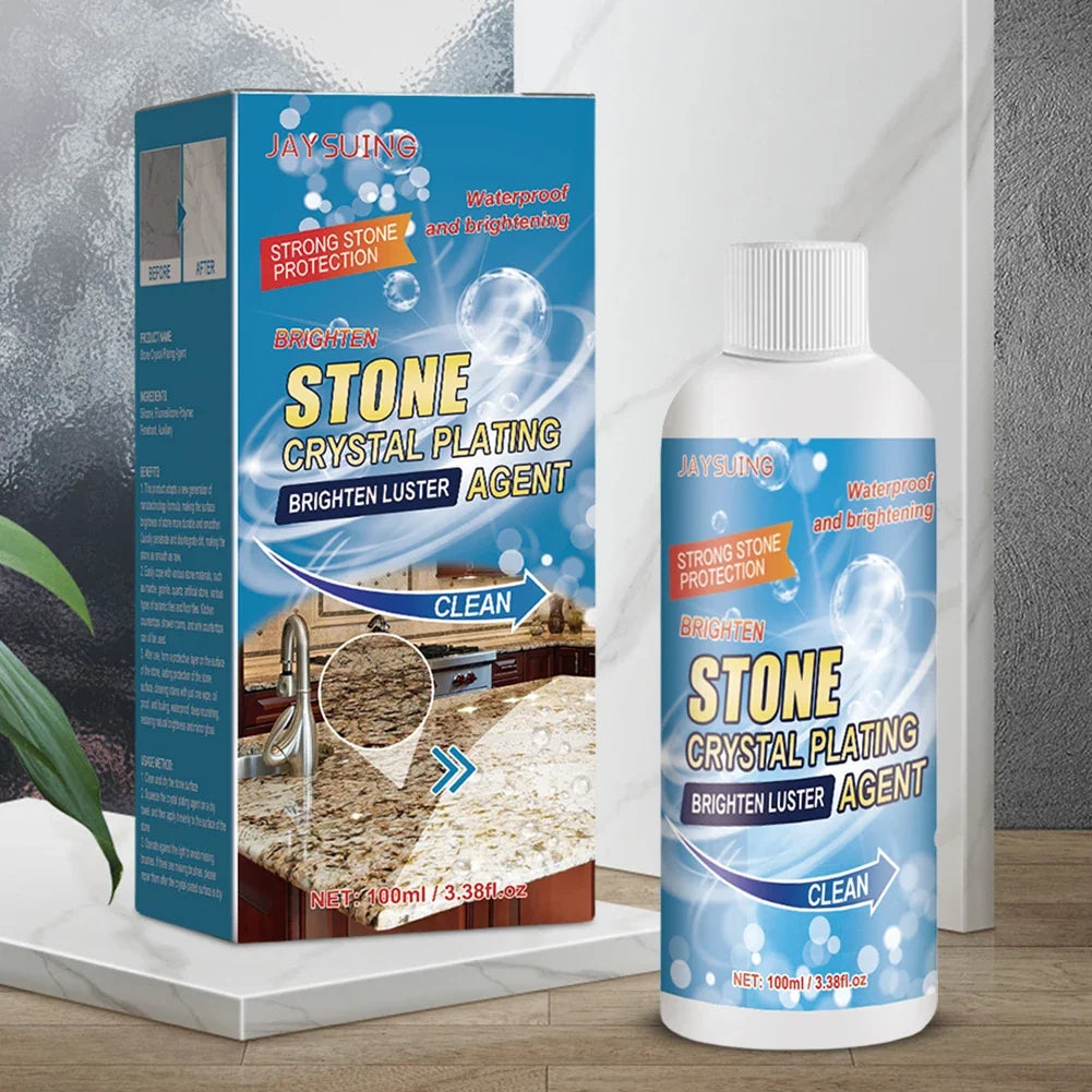Marble Nano Crystal Plating Luster Agent Kit – 100ML Stone Polish Stone Surface Polish Qme