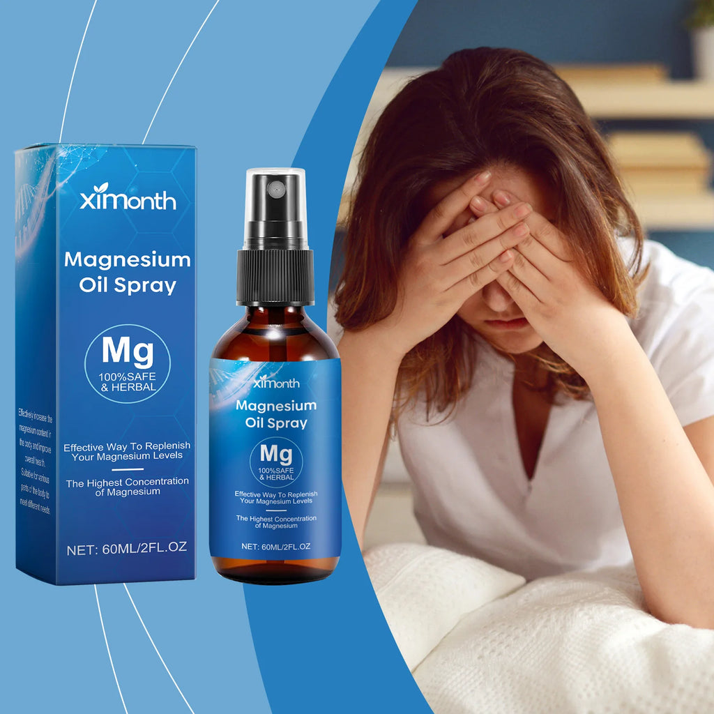 Ximonth Magnesium Oil Spray – Sleep, Skin & Muscle Comfort Magnesium Oil Spray Qst