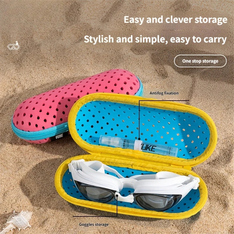 Swimming Goggles Protective Cover – Lightweight EVA Clip-On Case Goggle Protective Cover Qme