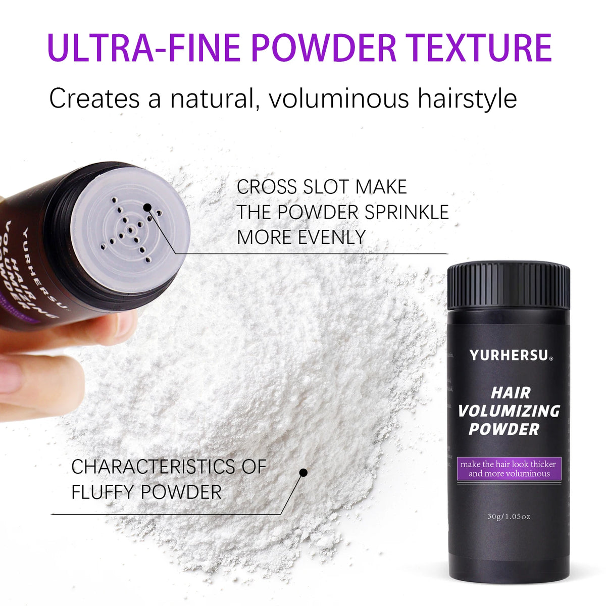 YURHERSU Hair Volumizing Powder – Body & Texture for Fine Hair Hair Volumizing Powder Qst