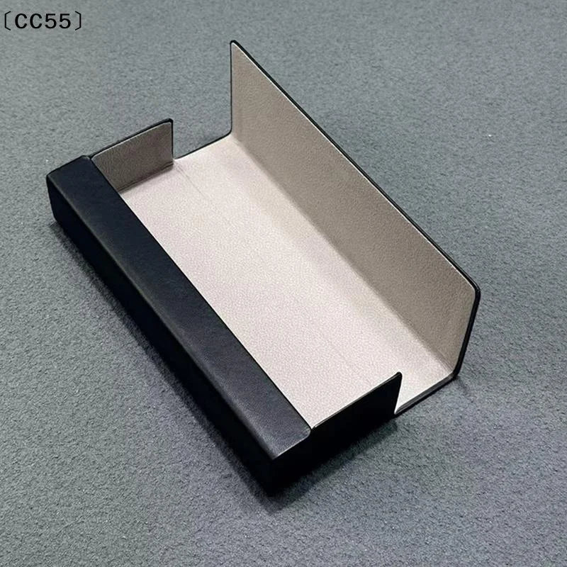 Hard-Shell PU Leather Glasses Case – Portable Sunglasses Box Eyeglass Case Qst