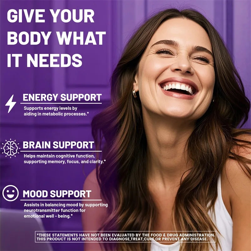5-MTHF Methylfolate 15mg – Energy, Brain & Mood Support Methylfolate Supplement Qst