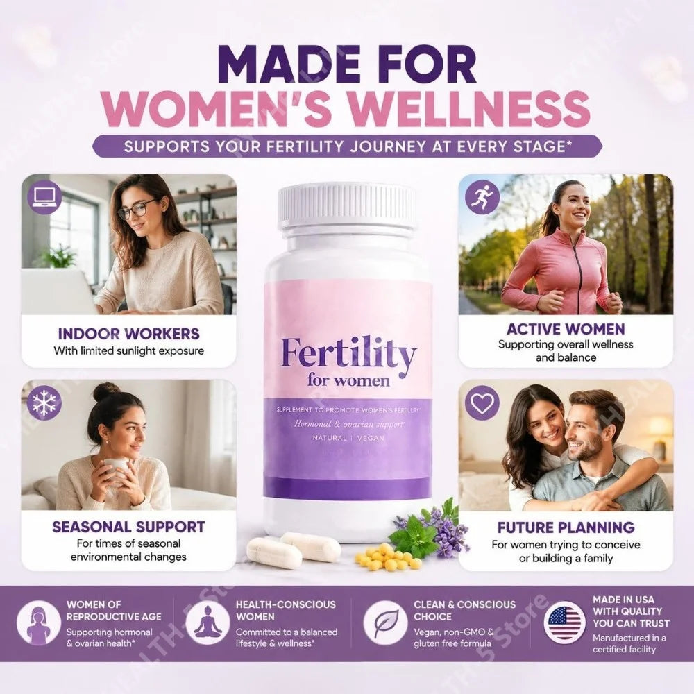 Myo-Inositol & Folate Women's Hormonal Support – 60 Capsules Women's Supplement Qst
