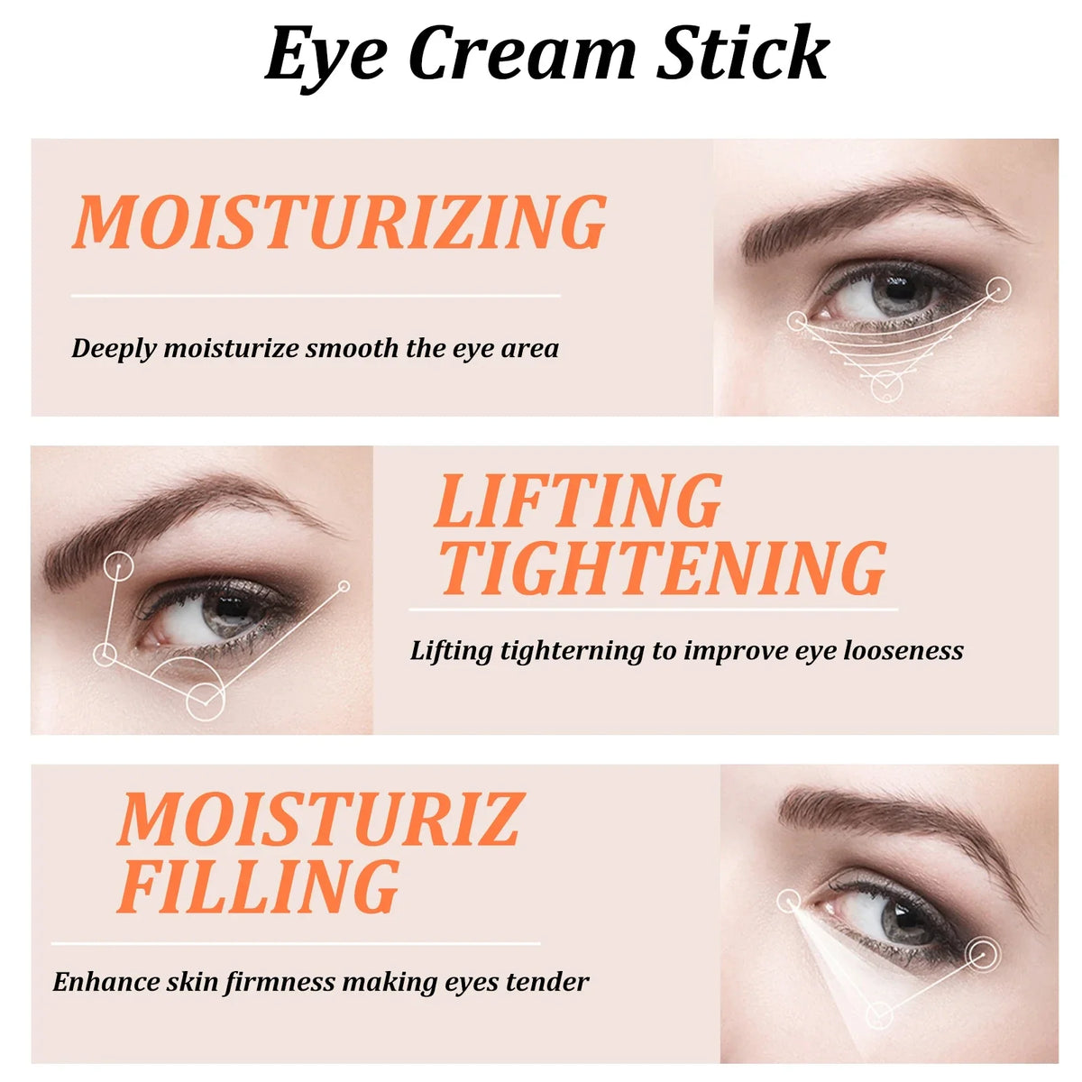 Retinol Eye Stick – Firming, Brightening & Hydrating Cream Retinol Eye Cream Qme