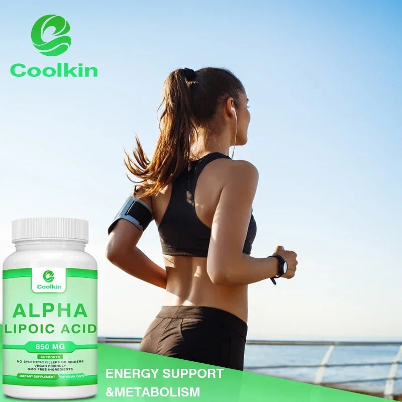 Coolkin Alpha Lipoic Acid Capsules – Antioxidant Support Antioxidant Supplement Qst