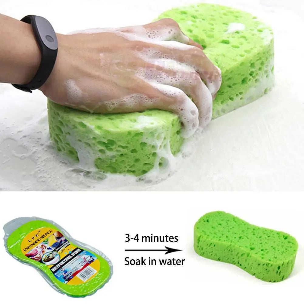 Large Honeycomb Car Wash Sponge – Soft, Reusable, Multi-Color Car Wash Sponge Qme
