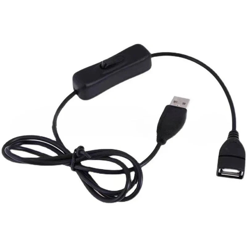 USB 2.0 Male to Female Extension Cable with Switch – 1.2M USB Extension Cable Qme 2M