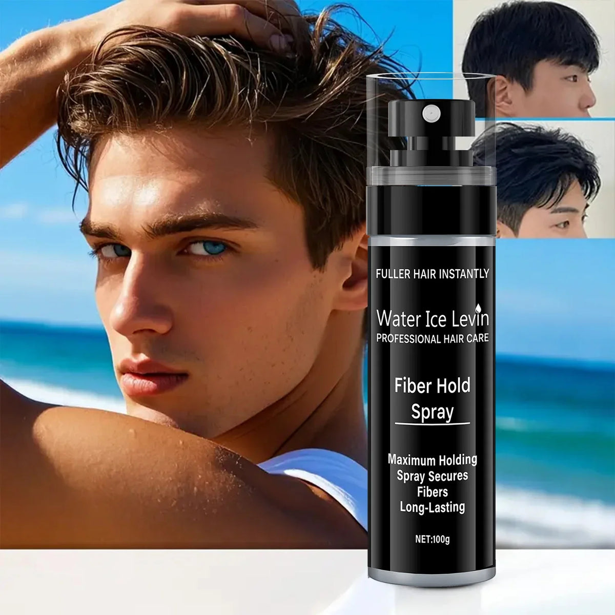 Fiber Hair Spray – Long-Lasting Volume & Texture, All Hair Types Hair Fiber Spray Qme