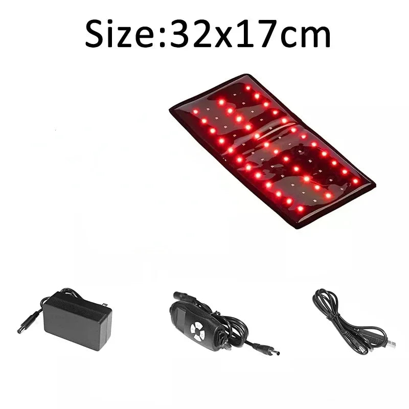 ZONGKUNG Red Light Therapy Wrap 660nm 850nm Infrared LED Pad Red Light Therapy Wrap Qst 12.6inx6.7in-1Pcs AU Plug