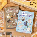 Cute Cat Die-Cut Sticker Book | DIY Scrapbook & Craft Stickers Decorative Sticker Book Qme AB