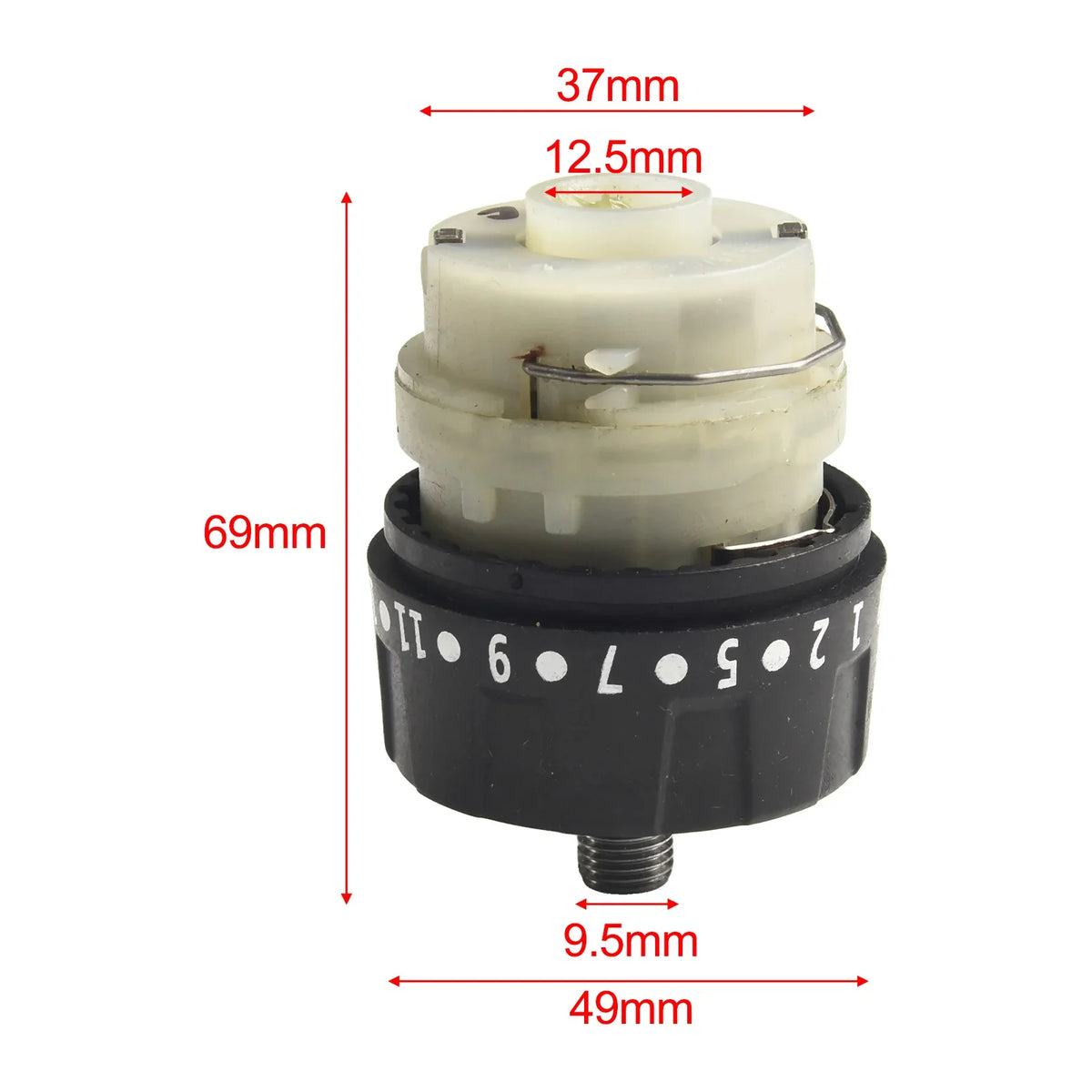 Brushless Dual Speed Self-Lock Gearbox 13-Tooth Cordless Drill Drill Gearbox Part Qme