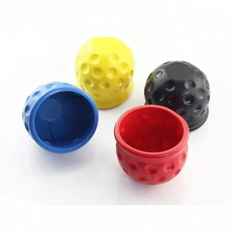 Universal 50mm Tow Bar Ball Cover Cap – Rubber Hitch Protector Tow Hitch Ball Cover Qme