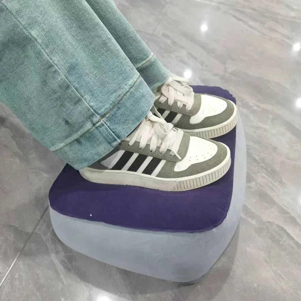 Inflatable Footrest Pillow – Travel & Office Air Cushion Inflatable Footrest Cushion Qme