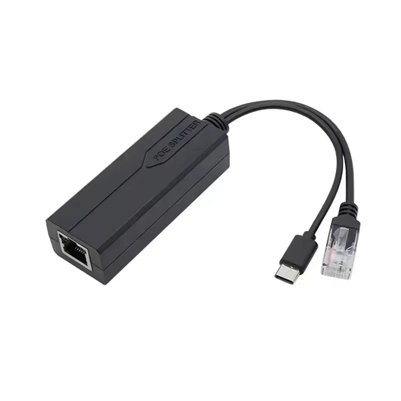 Micro USB PoE Splitter 48V to 5V Power Module for IP Cameras PoE Power Splitter Qme