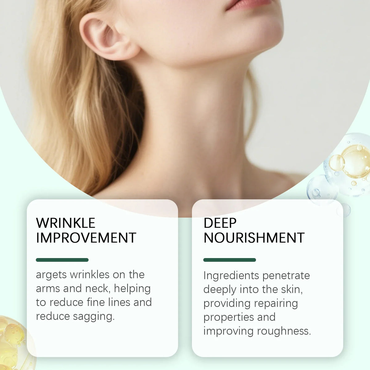 Oceaura Crepey Skin Repair Cream | Deep Nourishing Anti-Aging Anti-Aging Skin Cream Qme